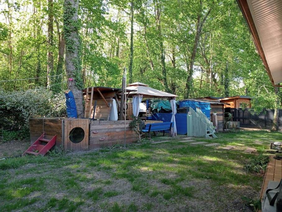 Maison 70M2 Calme Vue Sur Foret Salles  Luaran gambar